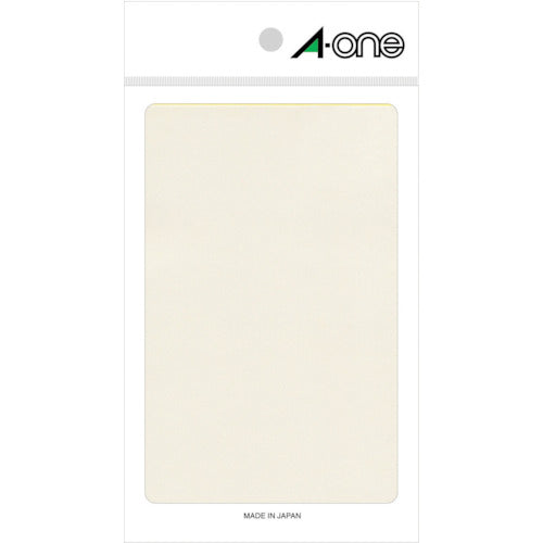 3M エーワン[[TM上]]フリーラベル白無地86×140 1面×15シート15片入 06036 スリーエム