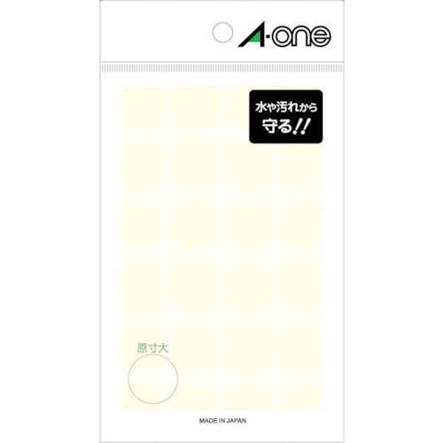 3M エーワン[[TM上]] 透明保護ラベル 20mmΦ (8枚入) 08378 スリーエム