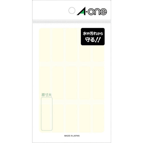 3M エーワン[[TM上]] 透明保護ラベル 14×42mm (8枚入) 08380 スリーエム