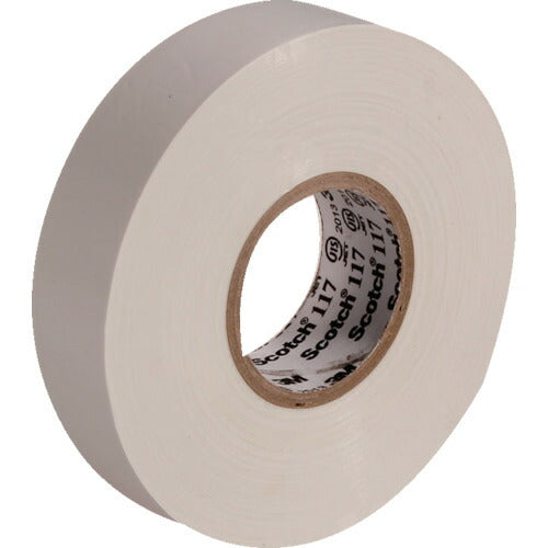 3M ビニールテープ 117 白 19mmX20m 10巻入り 117WHI2010P スリーエム