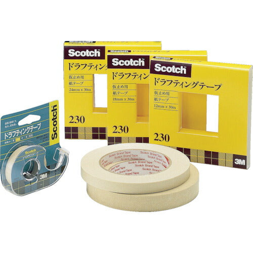 3M ドラフティングテープ 12mmX30m 230-3-12 スリーエム