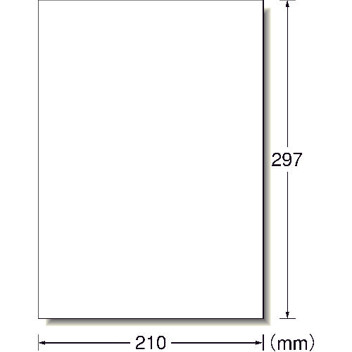 3M エーワン[[TM上]] ラベルシール(プリンタ兼用)再生紙 1面 (20枚入) 31331 スリーエム