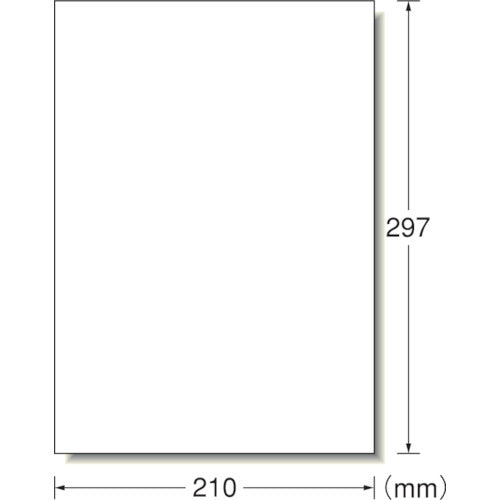 3M エーワン[[TM上]] ラベルシール(プリンタ兼用)再生紙 1面 (100枚入) 31332 スリーエム