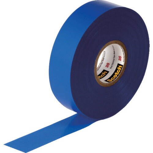 3M ビニールテープ 35 青 19mmX20m 35BLU スリーエム