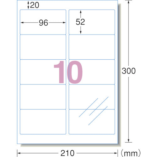 3M エーワン[[TM上]] 透明保護フィルム 96×52mm (6枚入) 79210 スリーエム