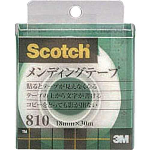 3M メンディングテープ 18mmX30m 巻芯径25mm 810-1-18C スリーエム