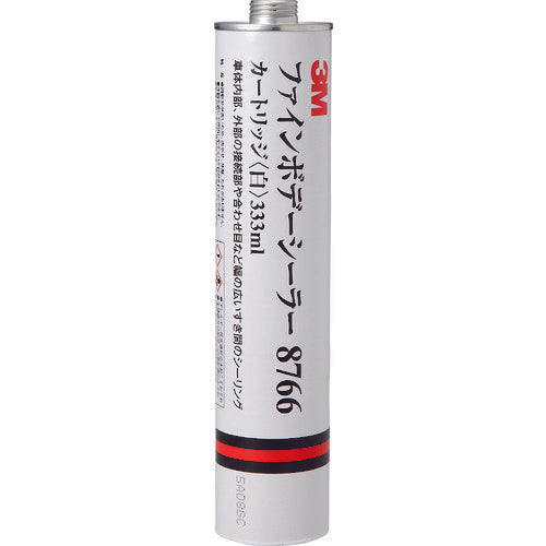 3M ファインボデーシーラー カートリッジ 8766 白 333ml 8766 スリーエム