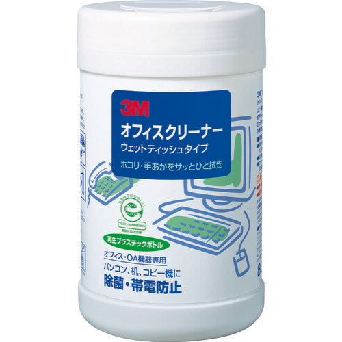3M スコッチ オフィスクリーナー(ウェットティッシュタイプ)80枚入り OC-80WN スリーエム