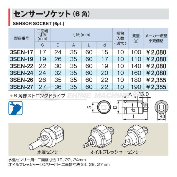 トネの六角ソケットの画像2