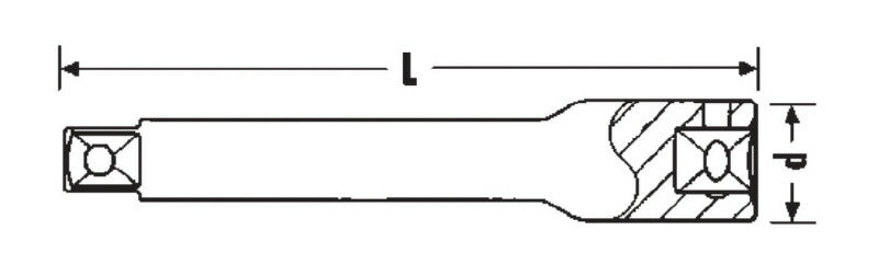 STAHLWILLE 405/6 (1/4SQ)エキステンションバー(#405)(11010002