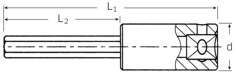 日本正規品 スタビレー (1/4SQ)インヘックスソケット  (44A-1/16)(4018754126880) STAHLWILLE