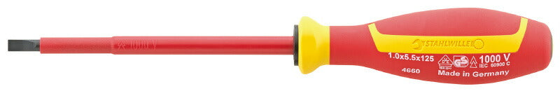 日本正規品 スタビレー 絶縁マイナスドライバー  (4660VDE-3N)(4018754279012) STAHLWILLE