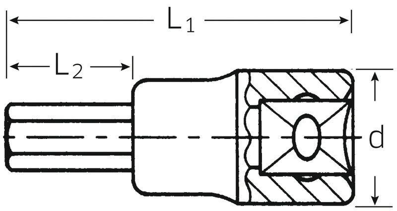 日本正規品 スタビレー (3/8SQ)インヘックスソケット (49A-3/16
