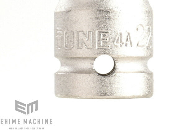 TONE インパクト用薄形ロングホイルナットソケット 22mm 4a-22lln