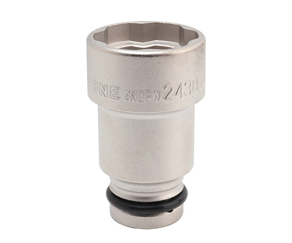 TONE インパクト用ダブルクイックフィットソケット 対辺寸法24、30mm 差込角12.7mm (4NQFW-2430)(4953488454314) トネ