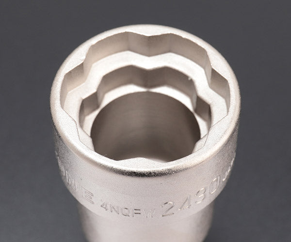TONE インパクト用ダブルクイックフィットソケット 対辺寸法24、30mm 差込角12.7mm (4NQFW-2430)(4953488454314) トネ