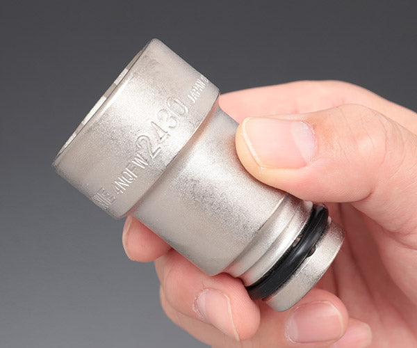 TONE インパクト用ダブルクイックフィットソケット 対辺寸法24、30mm 差込角12.7mm (4NQFW-2430)(4953488454314) トネ