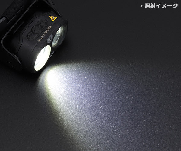 開店SALE 全品10%off価格』Ledlenser(レッドレンザー) H19R 防水機能付 Core [日本正規品], black, LEDヘッドライト  USB充電式 小