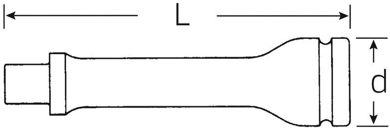 STAHLWILLE 509/10IMP 1/2SQ ホイールナットエキステンション(33010003