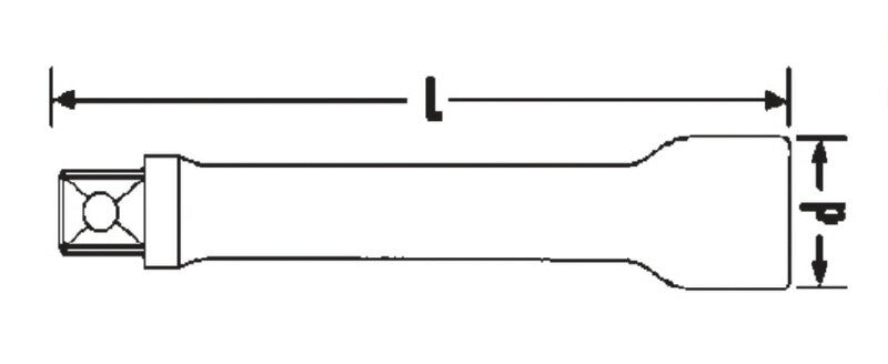 日本正規品 スタビレー (1/2SQ)エキステンションバー255  (509/10QR)(4018754141289) STAHLWILLE