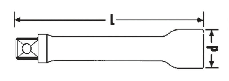 日本正規品 スタビレー (1/2SQ)エキステンションバー 75MM  (509/3)(4018754013005) STAHLWILLE