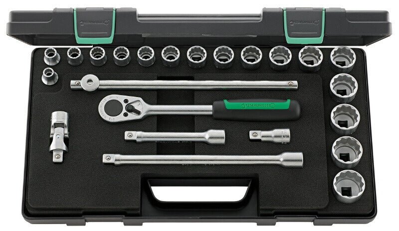 日本正規品 スタビレー (1/2SQ)ソケットレンチセット  (50A/17/6KN)(4018754260966) STAHLWILLE