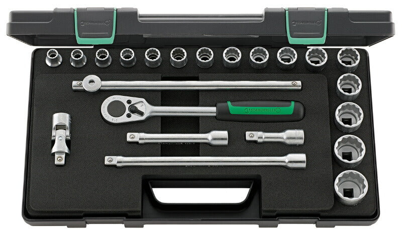 日本正規品 スタビレー (1/2SQ)ソケットレンチセット  (50/16/6KN)(4018754260898) STAHLWILLE