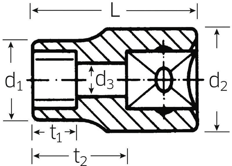 日本正規品 スタビレー (1/2SQ)ヘクスローブソケット  (50TX-E14)(4018754007288) STAHLWILLE