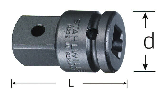 日本正規品 スタビレー 1/2X3/8 インパクト用アダプター  (513IMP)(4018754017195) STAHLWILLE