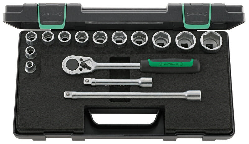 日本正規品 スタビレー (1/2SQ)ソケットレンチセット  (52/12/3KN)(4018754260874) STAHLWILLE
