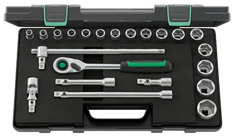 日本正規品 スタビレー (1/2SQ)ソケットレンチセット  (52/16/6QRKN)(4018754260911) STAHLWILLE