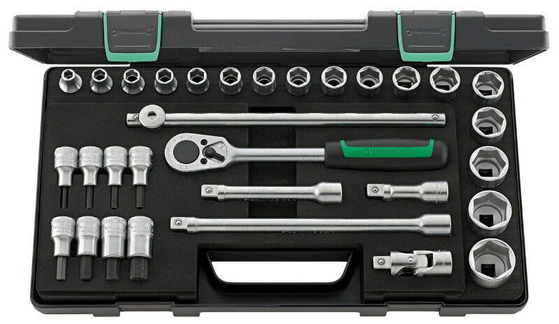 日本正規品 スタビレー (1/2SQ)ソケットレンチセット  (52/54/25/6KN)(4018754260805) STAHLWILLE