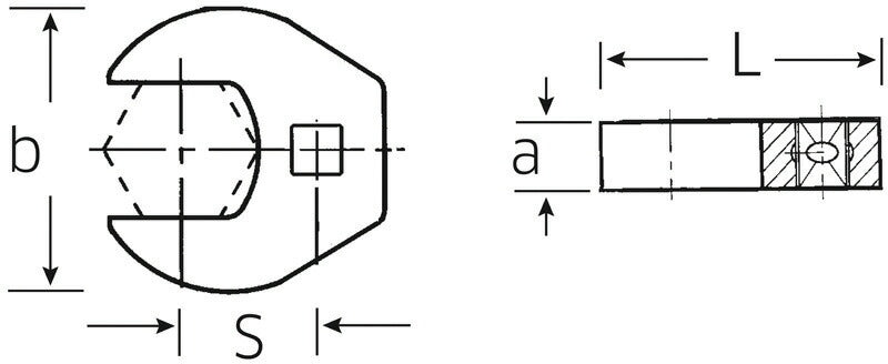 STAHLWILLE(スタビレー) 540AHD15/16 (3/8SQ)クローフットスパナ