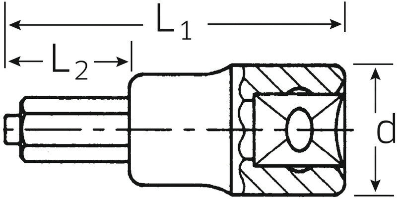 日本正規品 スタビレー (1/2SQ)インヘックスソケット  (54IC-6)(4018754006489) STAHLWILLE