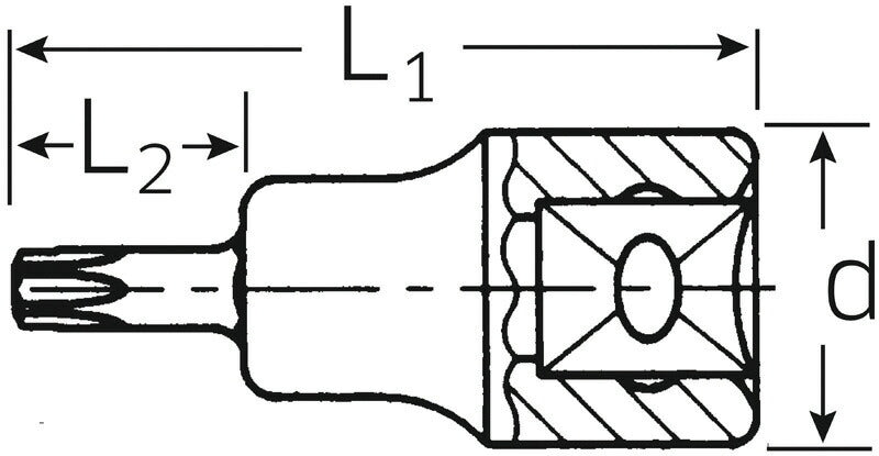 STAHLWILLE 54TX-T27 (1/2SQ)ヘクスローブソケット (03100027) スタビレー