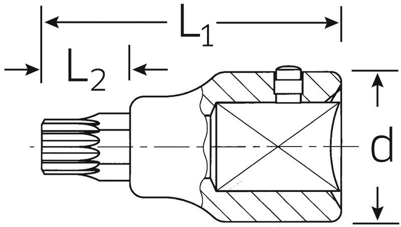 STAHLWILLE 59X-M16 (3/4SQ)トライスクエアソケット (05060016) スタビレー