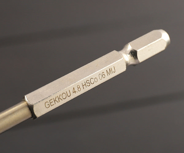 BIC TOOL 6GK4.8 六角軸月光ドリル ブリスターパック 4.8mm