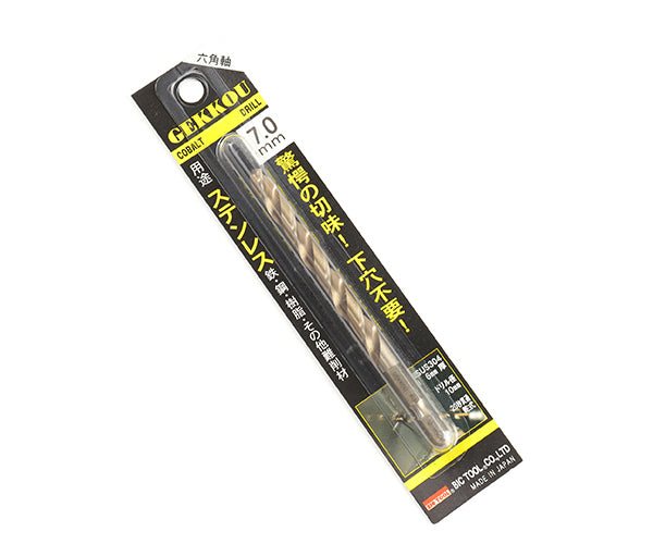 BIC TOOL 6GK7.0 六角軸月光ドリル ブリスターパック 7.0mm