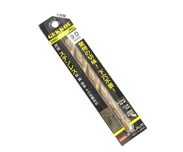 BIC TOOL 6GK9.0 六角軸月光ドリル ブリスターパック 9.0mm