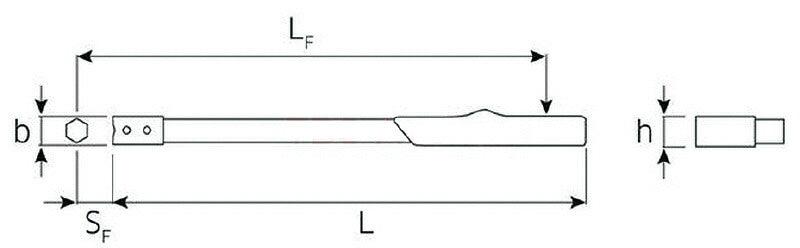 STAHLWILLE 755/10 産業用トルクレンチ (20-100NM)(50010010) スタビレー