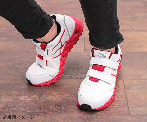 ジーベック プロスニーカー 85147-32 ホワイト 25.0cm 安全靴 XEBEC