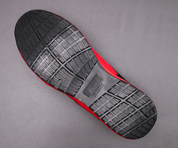 ジーベック プロスニーカー 85148-71 レッド 25.0cm 安全靴 XEBEC おしゃれ かっこいい 作業靴 スニーカー