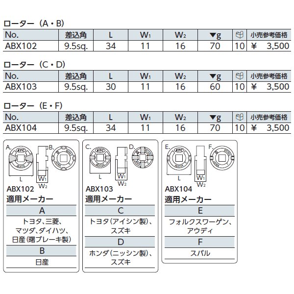 京都機械工具のディスクパーキングツール・ローターの画像2