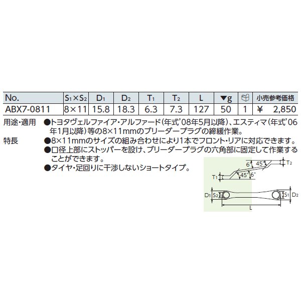 京都機械工具のめがねレンチの画像2