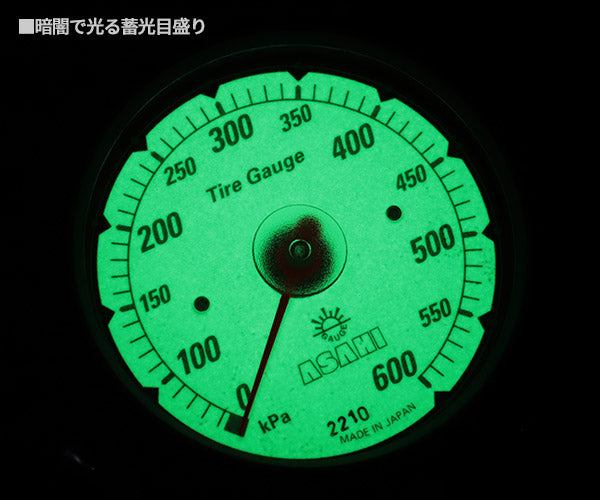 [赤針モデル] AGE-600R-F48 ゲージボタルEX600細口ソケットチャックセット 乗用車・バン向け 600kpa アサヒ