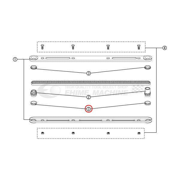 [部品・代引き不可] AMLB0810-04K KTC AMLB0810用パーツ【ブッシュ4コセット】