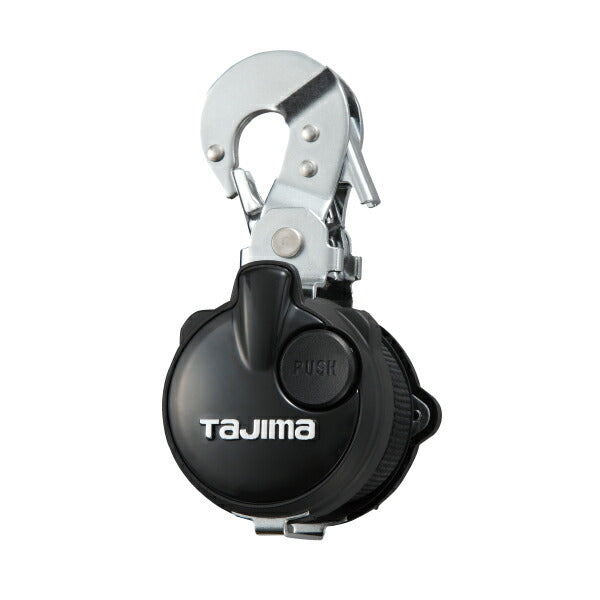 TAJIMA タジマ 胴ベルト用ランヤード VR110 L1 (B1VR110-CL1) オートストップ機構 高耐久布製カバー L1フック