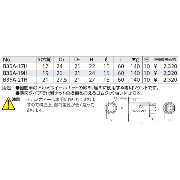 京都機械工具のソケットの画像1