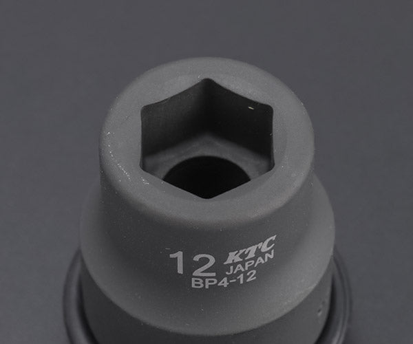KTC BP4-12P サイズ12mm ピン・リング付 12.7sq.インパクトレンチ用ソケット