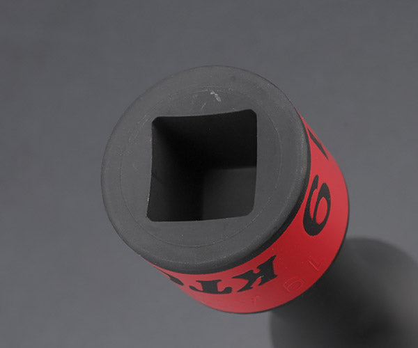 KTC インパクト用ロング薄肉ホイールナットソケット サイズ19mm bp49